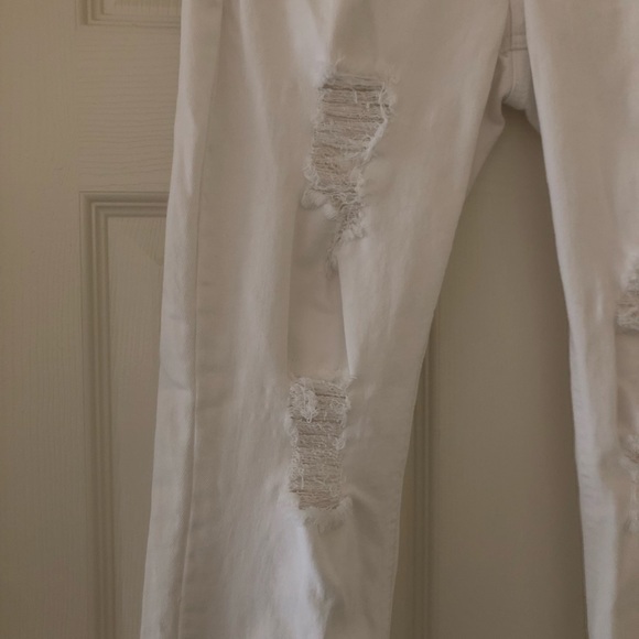 White Ripped Jeans - Picture 2 of 5